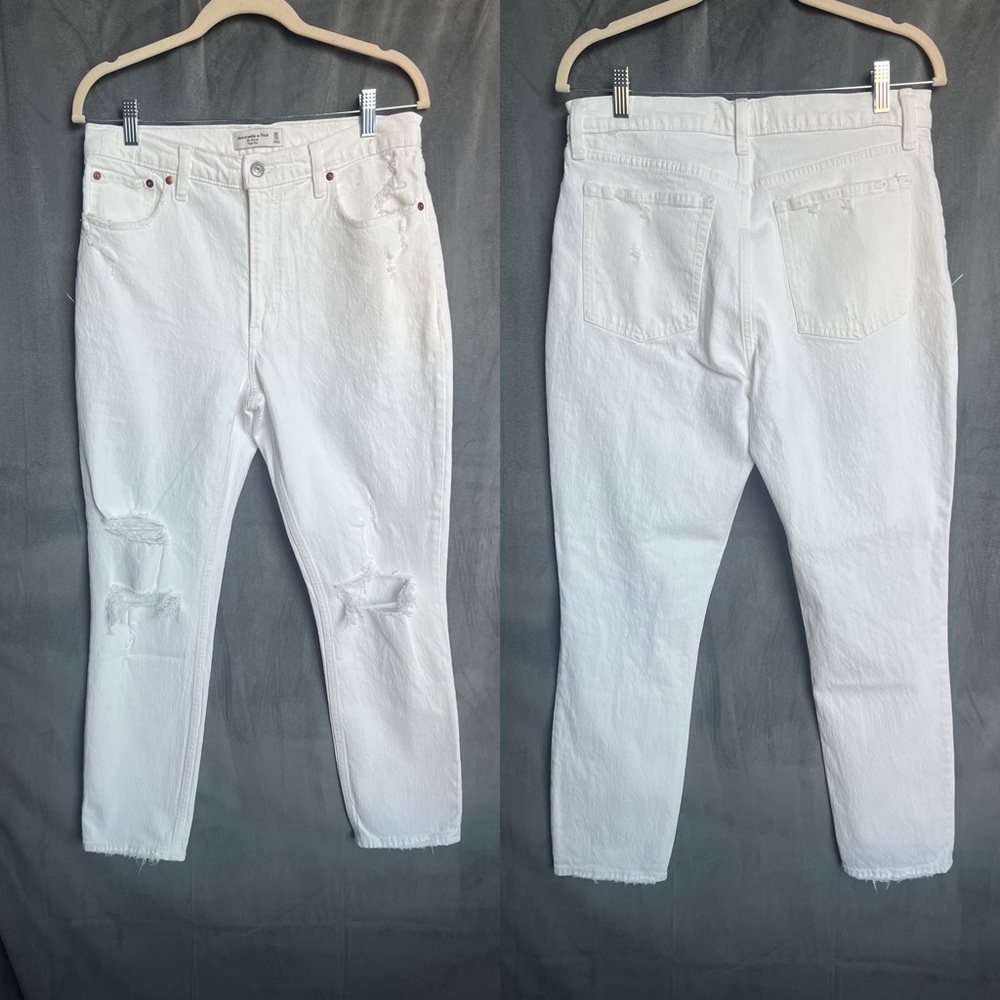 Abercrombie high waisted skinny jeans - size 10